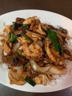 Best Mongolian Triple ( shrimp, beef, chicken) in Libertyville, IL